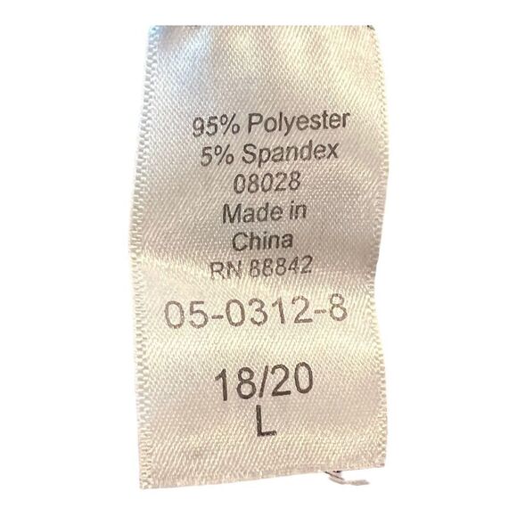 NWT Roamans Slinky Knit V Neck Fit and Flare Dress Size Large - Picture 6 of 9